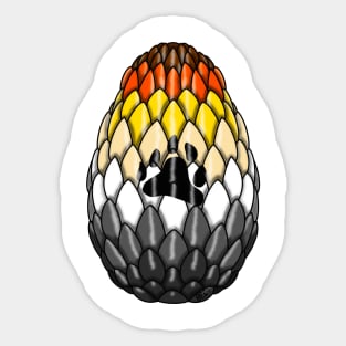 Bear Pride Dragon Egg Sticker